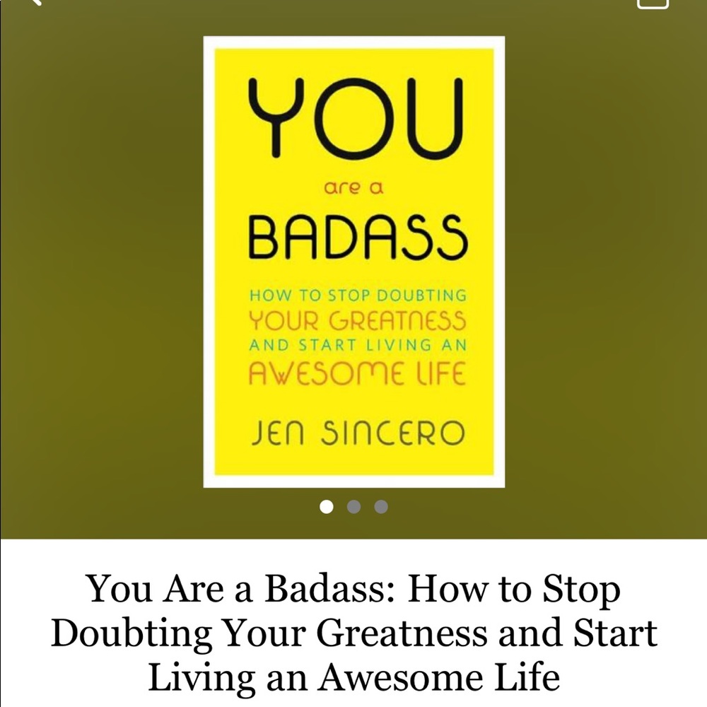 " You are a badass"